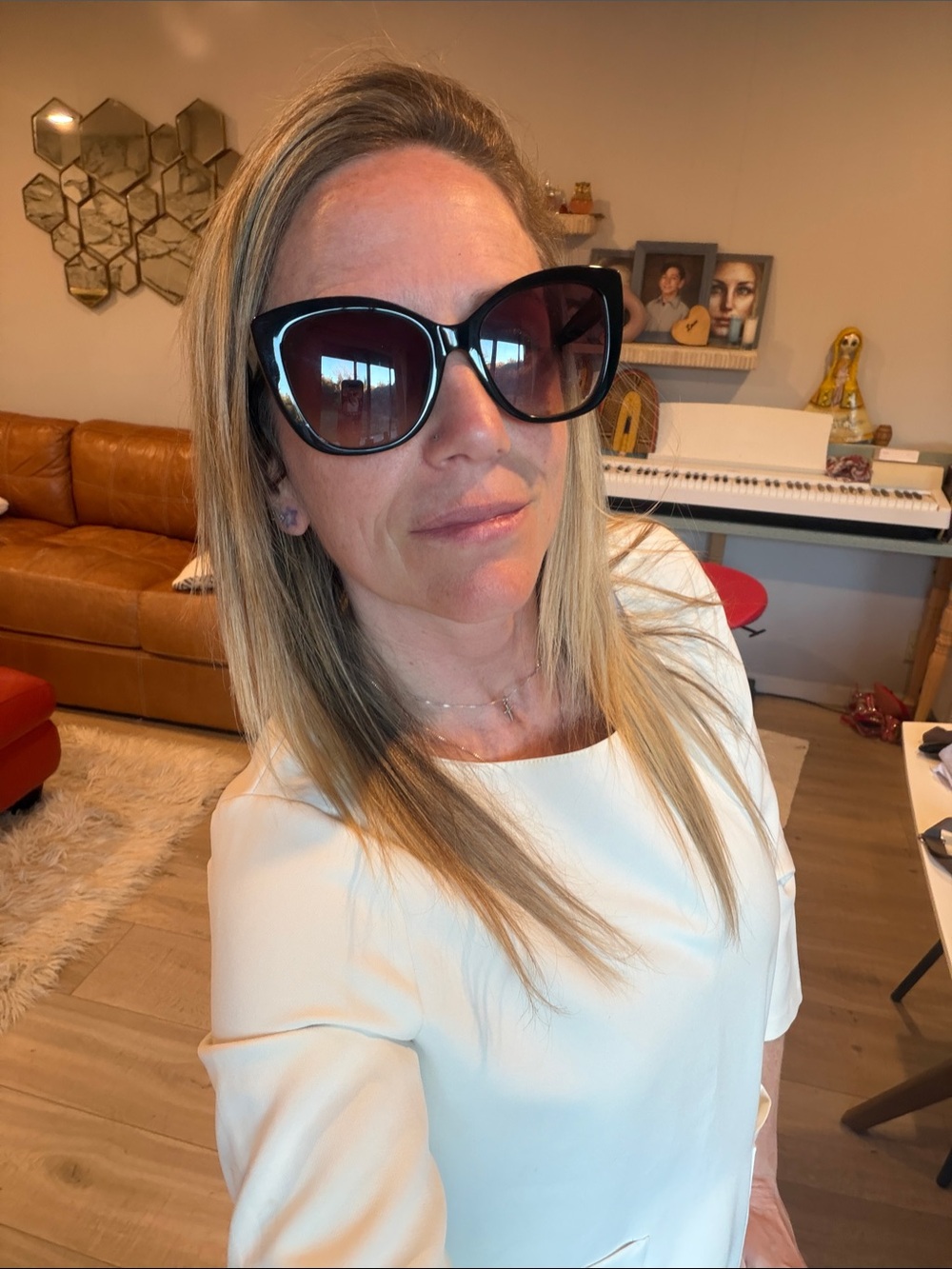 Diff “Ruby” Eyewear Black Cat-Eye Sunglasses - needs your own prescription